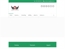 Tablet Screenshot of garudatrainings.com